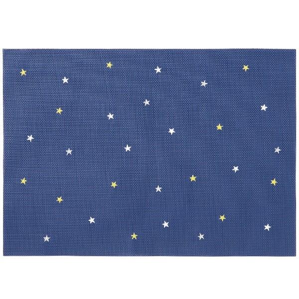 A Table ランチョンマット おしゃれ 水洗い 清潔 人気 トゥインクル 星柄 Pvc素材 スター ホワイト ネイビー Luncheon Mat Twinkle オリジ 通販 Yahoo ショッピング