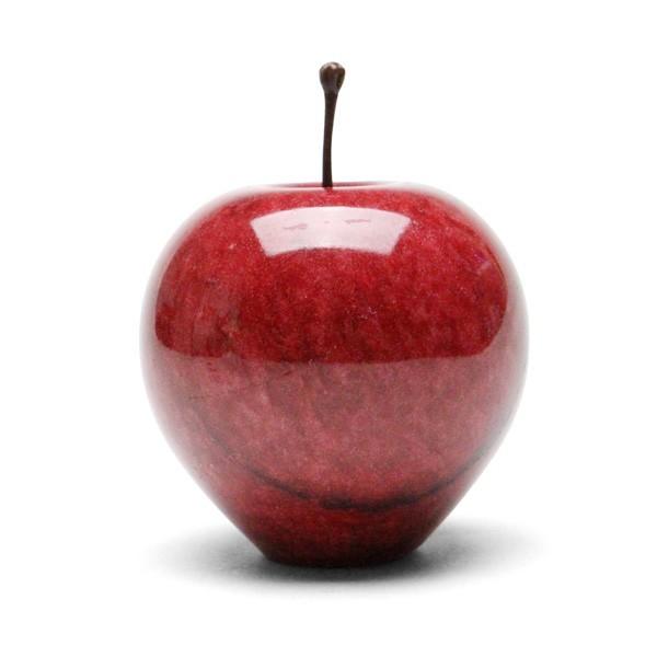 マーブルアップル レッド スモール りんごのオブジェ おしゃれ リンゴ 置物 ペーパーウェイト 石製 Marble Apple S オリジ 通販 Yahoo ショッピング
