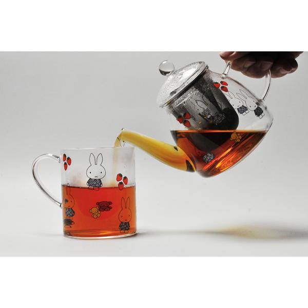 ミッフィー ティーポット 耐熱ガラス 人気 かわいい おしゃれ ポット 耐熱グラス ディックブルーナ X ジェニアル 軽い ティー用品 紅茶用品 Miffy Glasspot オリジ 通販 Yahoo ショッピング