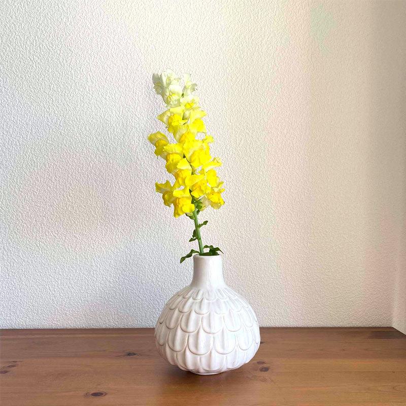 花瓶 おしゃれ 一輪挿し ドライフラワー 北欧 風 陶器 アイボリー フラワーベース 花器 インテリア 置物 オブジェ Hunt9 Osvald Second オリジ 通販 Yahoo ショッピング