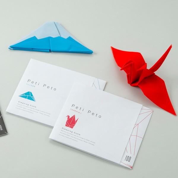 プッチペット 折り紙 ツル 富士山の眼鏡クリーナー メガネ拭き 液晶クリーナー Peti Peto オリジ 通販 Yahoo ショッピング