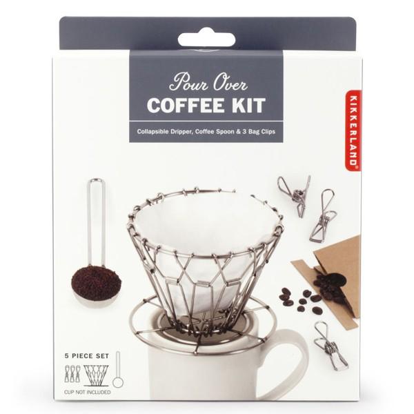 キッカーランド ポアーオーバーコーヒーキット コーヒードリッパー 折りたたみ式 携帯用 コーヒー用品セット Pour Over Coffee Kit オリジ 通販 Yahoo ショッピング