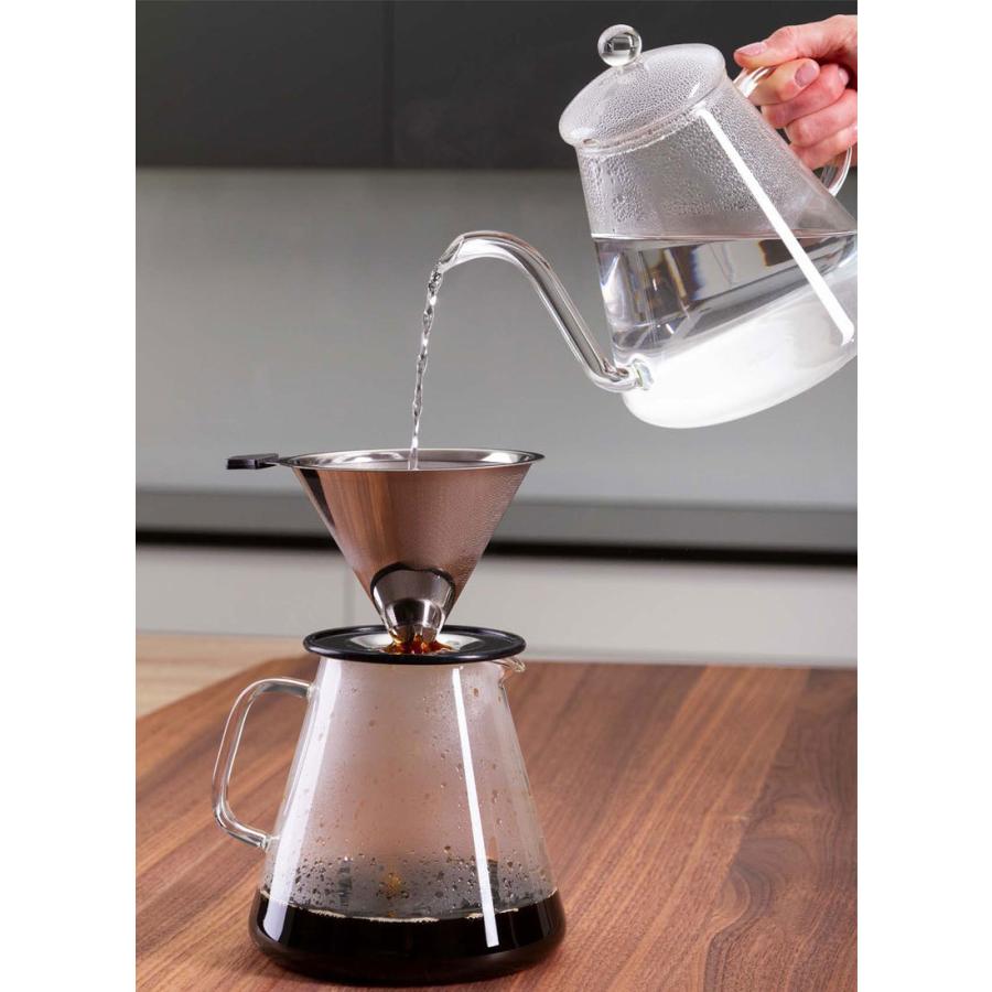コーヒーサーバーケトル 食楽工房】(IH対応)銅製鎚目コーヒーサーバーケトル | 熱伝導性と使い