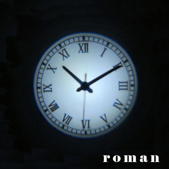 プロジェクションクロック ローマン 壁や天井に時計を映すおしゃれな置き時計｜oriji｜02