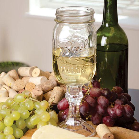 メイソンジャー レッドネック ワイングラス クリア おしゃれなワイングラス ビン Rednek Wine Glass Clear オリジ 通販 Yahoo ショッピング