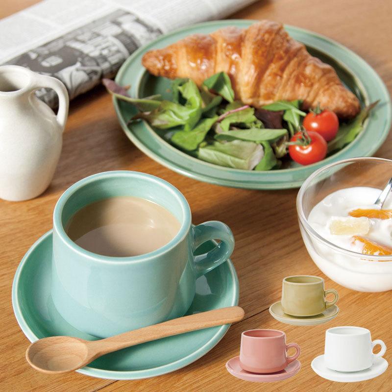 Amabro レギュラー カップ ソーサー おしゃれ 日本製 波佐見焼 マグカップ コーヒーカップ 小さい アメリカン レトロ