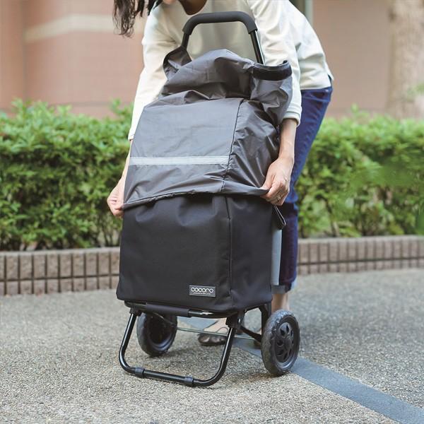 折り畳み式 ショッピングカート レインカバー付き エブリー おしゃれで便利な買い物バッグ 保冷 保温 防水カバー付き shopping