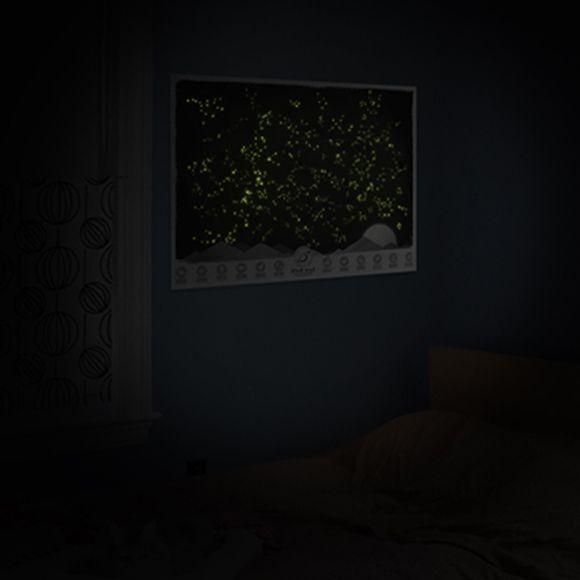 スターマップ おしゃれな光る星座表 ポスター Luckies ラッキーズ Star Map オリジ 通販 Yahoo ショッピング