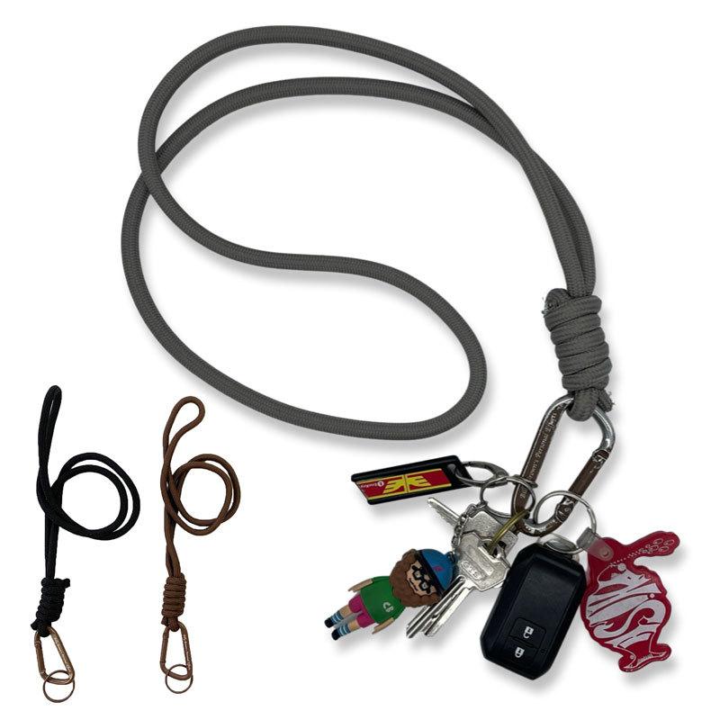 最大56 オフ ネックストラップ カラビナ キーリング ボディーストラップ ストラップ カラビナリング ストリングホルダー インストゥルメンタル ファッション小物