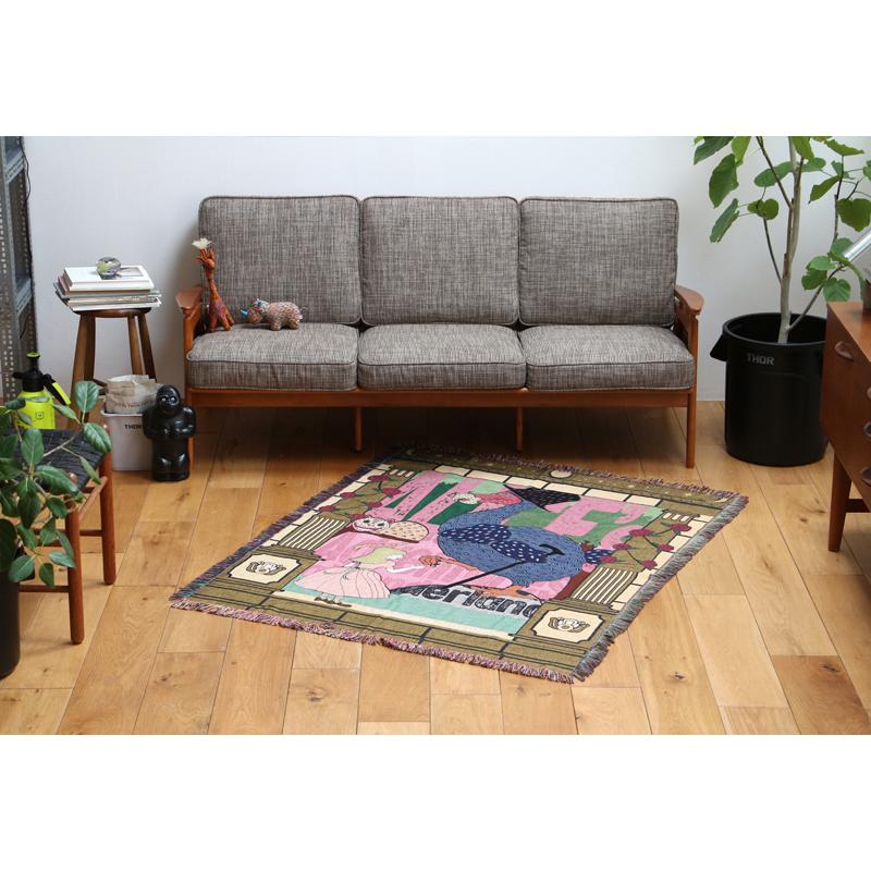 新品未使用] フォブコープ大判膝掛け♪♪ウール100% ラグ