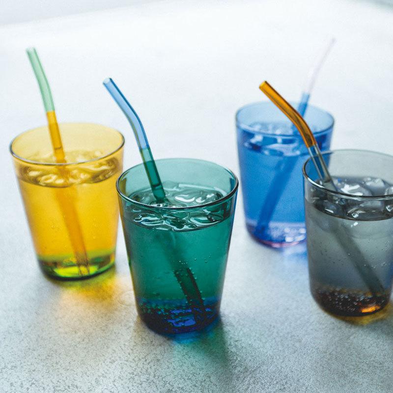 携帯用ストロー ストロー おしゃれ 携帯用 ケース付き 食洗機可 エコ 耐熱ガラス かわいい アマブロ ツートーン ガラス ストロー 昭和レトロ 北欧 テイスト Two Tone Glass Straw オリジ 通販 Yahoo ショッピング
