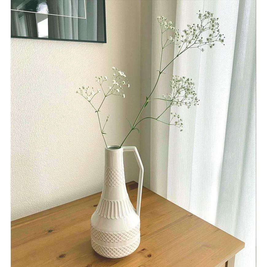 花瓶 おしゃれ 一輪挿し 大きい 陶器 アイボリー フラワーベース 花器 インテリア 置物 オブジェ Hunt9 Vasco Vasco オリジ 通販 Yahoo ショッピング