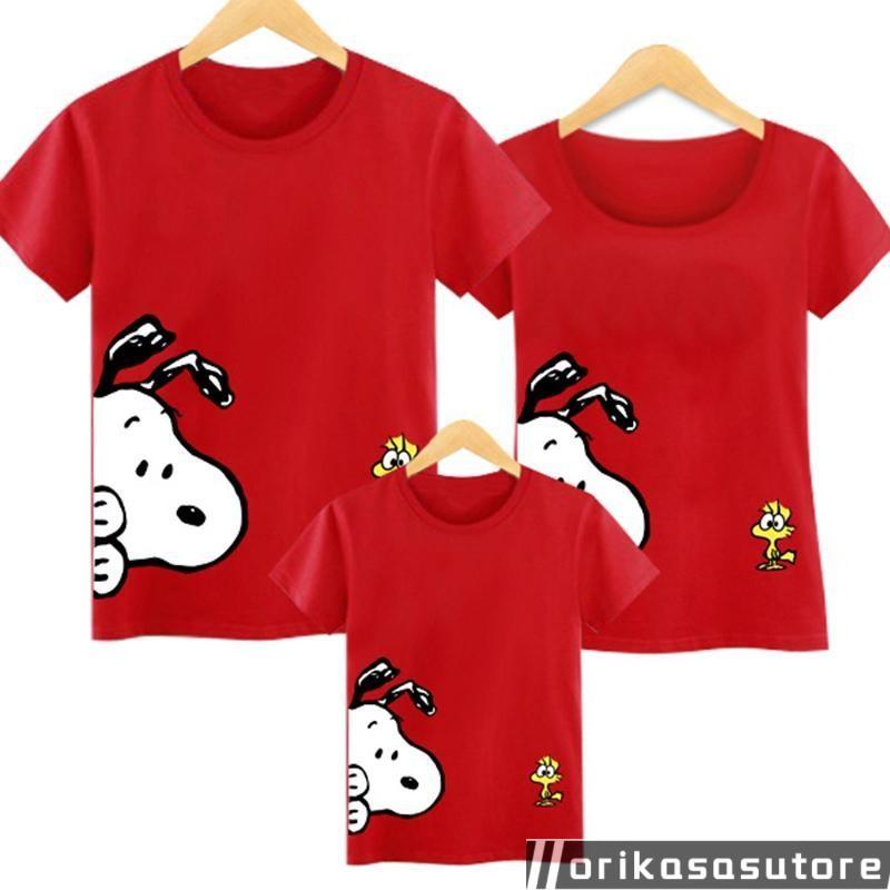 ★SNOOPY　半袖Tシャツ 親子T-shirt　Tシャツトップス カットソー カップル /メンズ/レディース/親子ペア 男の子/女の子/親子服お揃い 母の日｜orikasasutore｜04