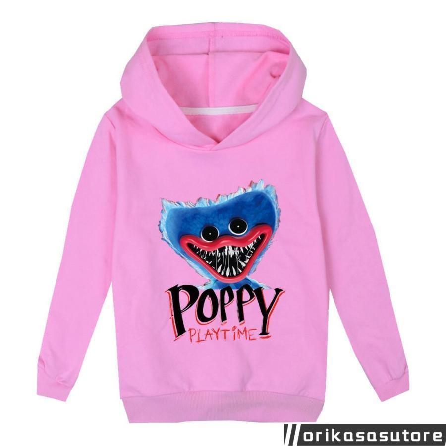 秋 パーカー フード付き 男女兼用 子供 こども Poppy Playtime ハギーワギー ポピープレイタイム トップス 子供服 長袖 スポーツ 綿 100-170cm　2022｜orikasasutore｜19