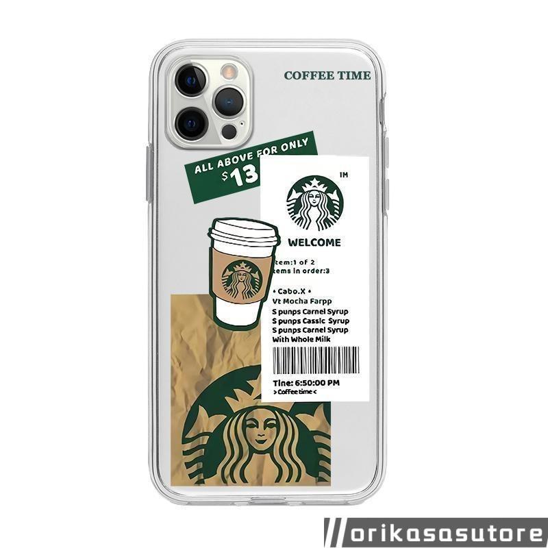 starbucks  iphone15 スマホケース 携帯ケース 全機種対応 ソフト シリコン 全面保護 耐衝撃 スマホカバー 13mini ケース｜orikasasutore｜07