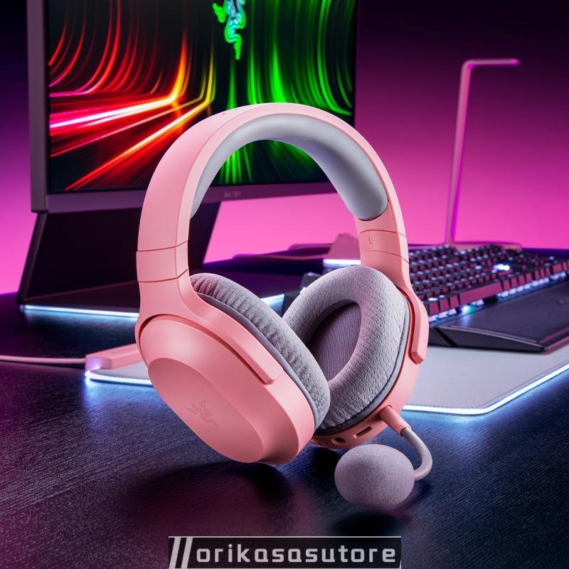 Razer Razer Barracuda X ピンク クリスタル マーキュリー ヘッドマウント ワイヤレス コンピューター ゲーム ヘッドセット マイク｜orikasasutore｜03