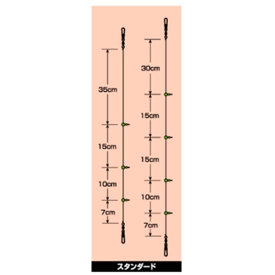 つきみ 20Cpost】ダイワ 快適カワハギ幹糸仕掛け2 ST3本針4号(da-199490