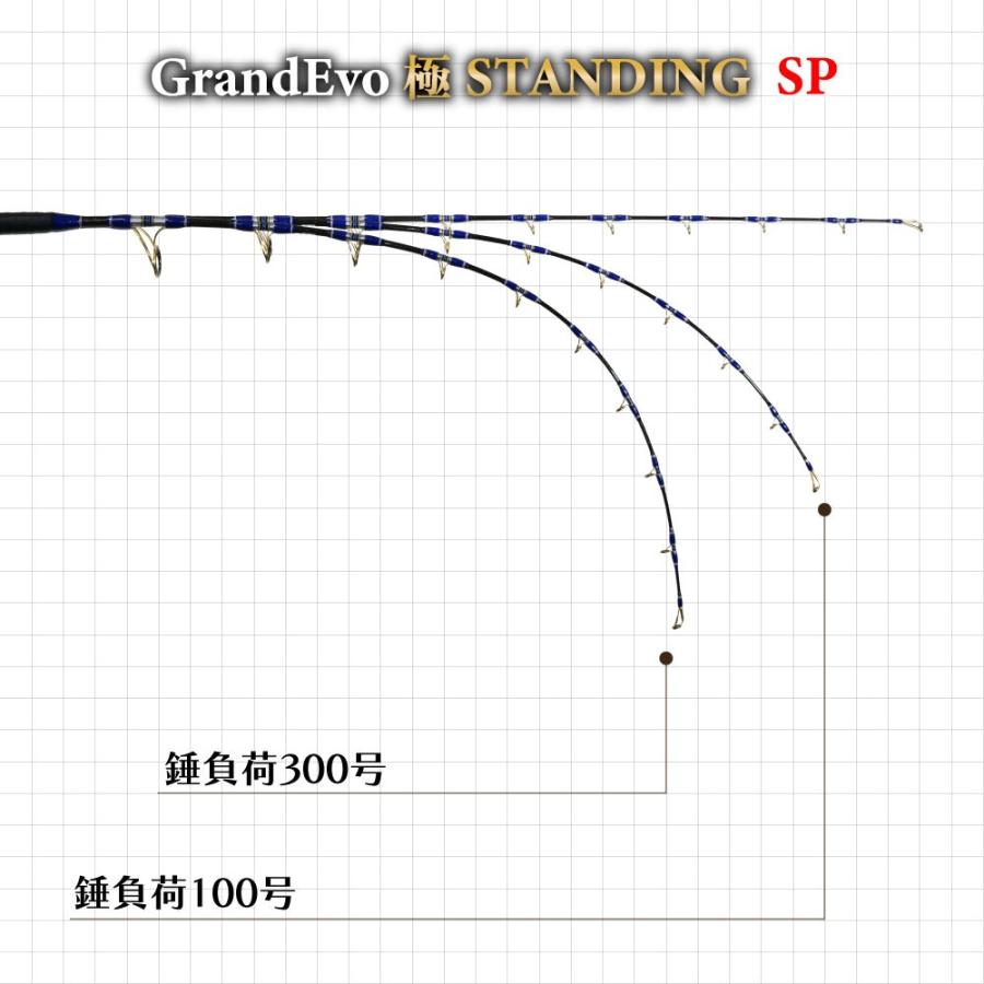 Gokuspe ゴクスペ GrandEvo 極STANDING 165SP(100〜300号)(goku-962366