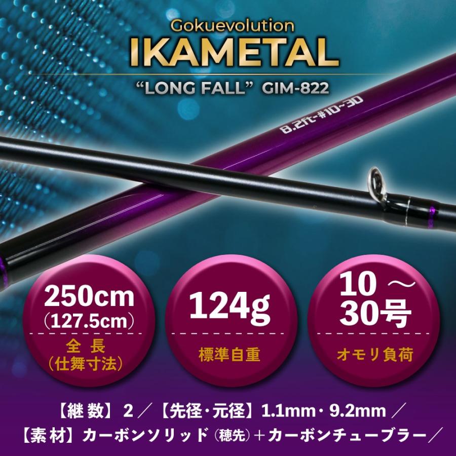 ゴクスペ ゴクエボリューション イカメタル GIM-822 ロングフォール