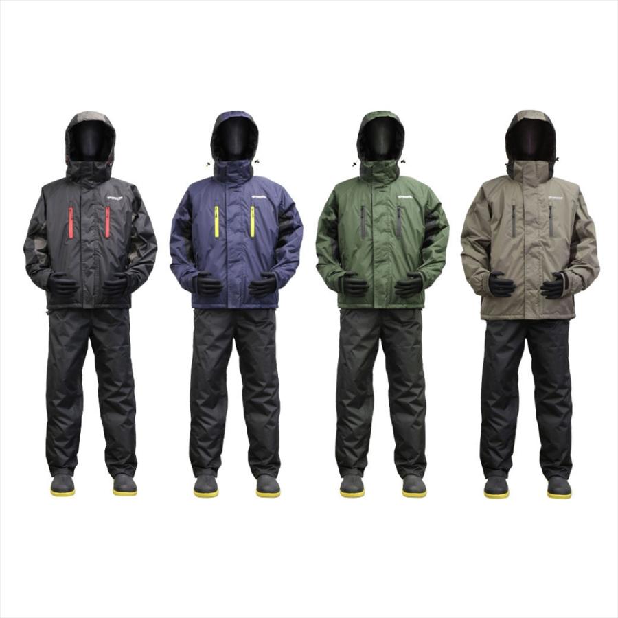 LUKIA 防水防寒 ウィンタースーツ 上下セット WBA2403 4L ブラック(hd