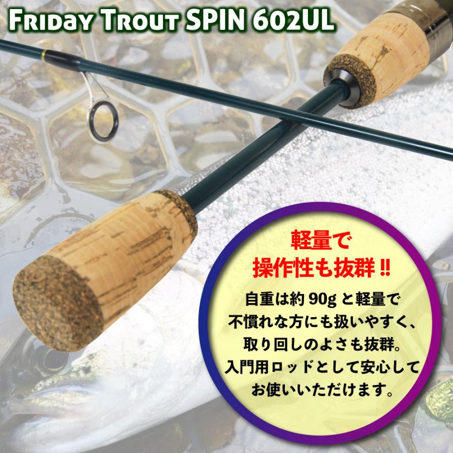 エリアトラウト専用 FRIDAY TROUT SPIN(フライデートラウトスピン