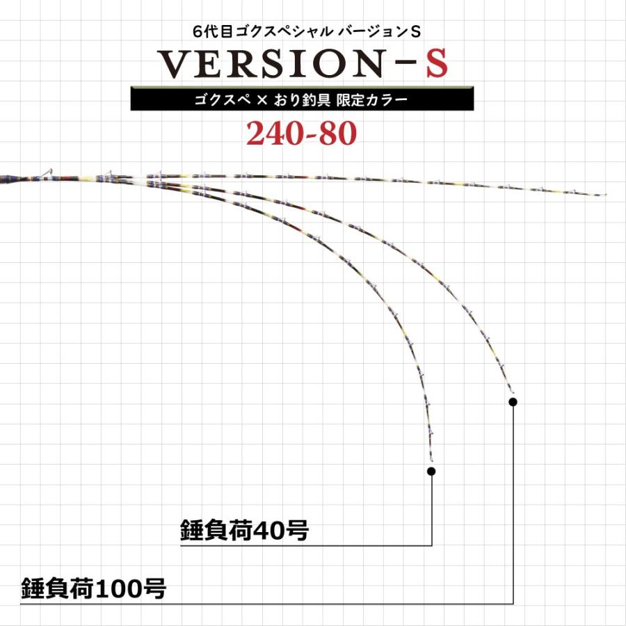 ORIGINALS 6号 Gokuspe ゴクスペ×おり釣具 限定カラー 6代目ゴクスペシャル