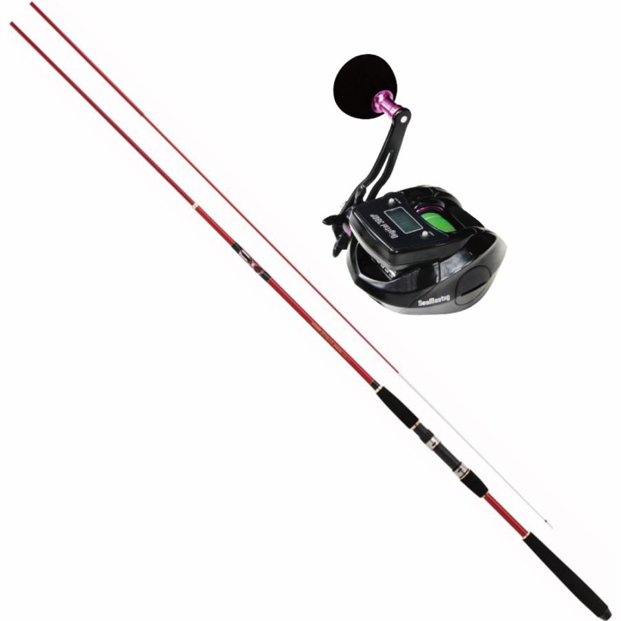 アジ・メバル船セットCBインサイダー船アジメバルSP 20-300＆SeaMastug Digital 300P PEライン3号150m付き(ori-funeset445)｜釣り 船釣り アジ メバル 船釣りセット お手軽 船釣り初心者 ビギナー 糸絡みが少ない トラブルが少ないインナーガイド プロマリン アジ・メバル船セットCBインサイダー船アジメバルSP 20-300＆SeaMastug