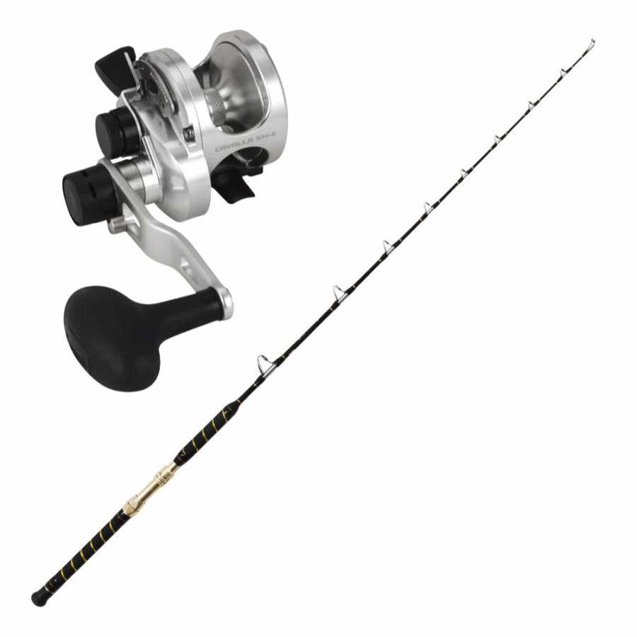 青物キリング 170-300号&オクマ カバラ CAV-12 2 LX(J) 左ハンドル ライトスタンディングセット（ori-funeset615)｜船釣り 泳がせ釣り クエ マグロ カンパチ 大物釣り 青物キリング 170-300号&オクマ カバラ CAV-12 2 LX(J) 左ハンドル