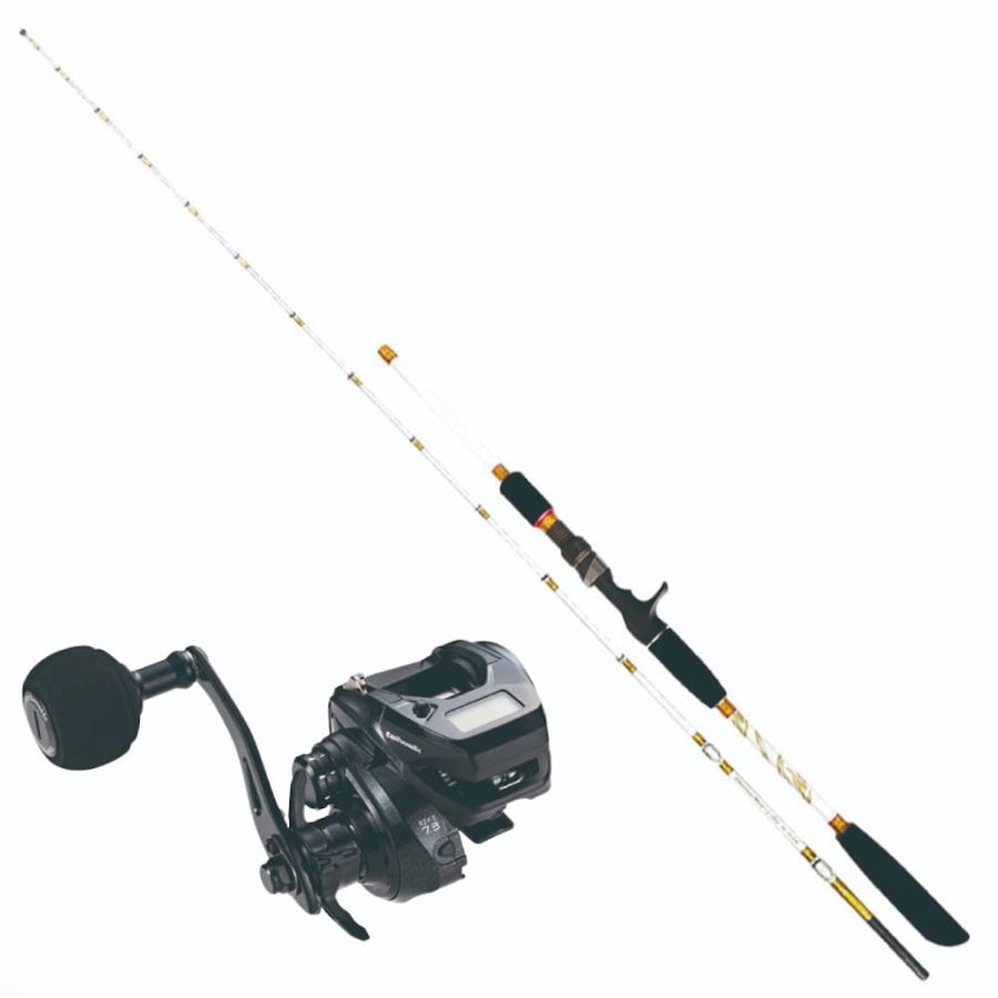 シャローネクスト小船 195(30〜80号) ＆ ヴィレイヤーDG 100HG-PH/R 右巻き 船釣りセット (ori-funeset637)｜船釣り 船 船釣り 釣り 船小物 キス マダイ 根魚 青物 船サビキ アジ イカ 船五目 イサキ タチウオ カウンター付きリール シャローネクスト小船 195(30〜80号) ＆ヴィレイヤーDG 100HG-PH/R 右