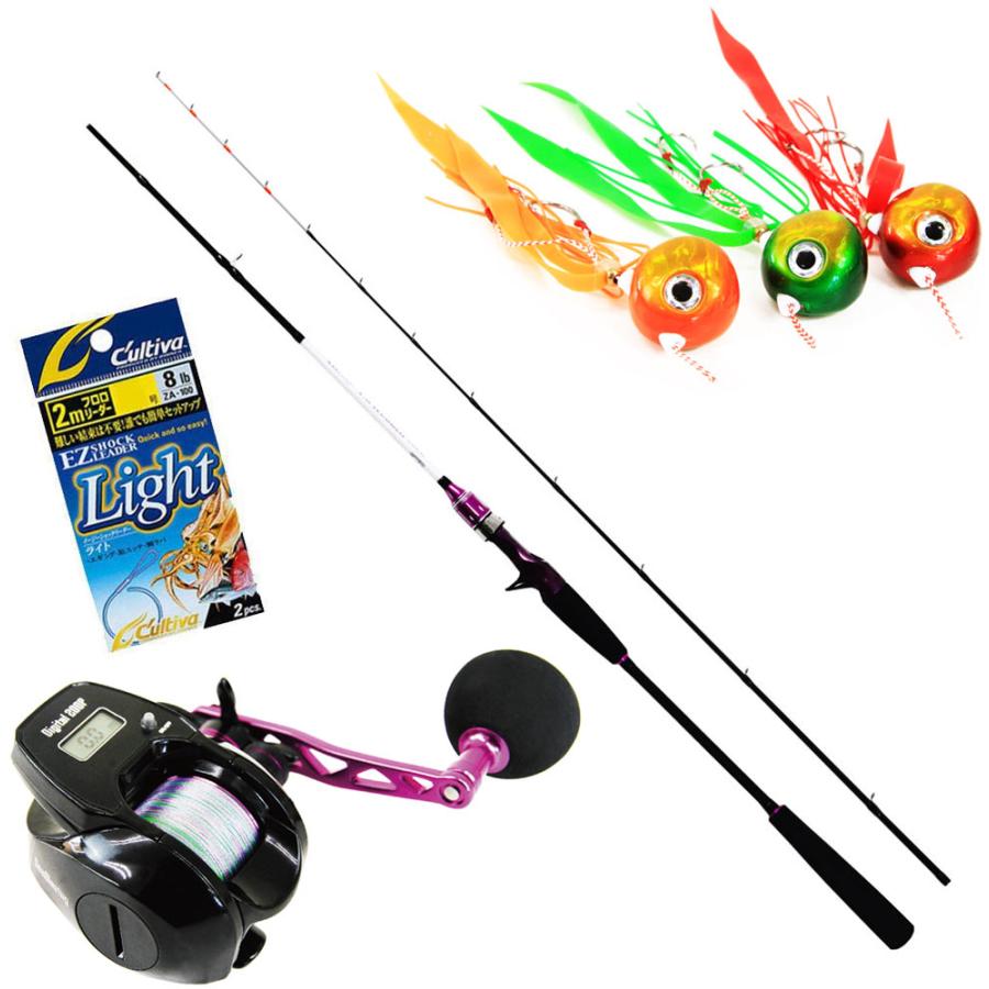 すぐに使える！ フライデー タイラバ デジタルカウンター付きリール 鯛