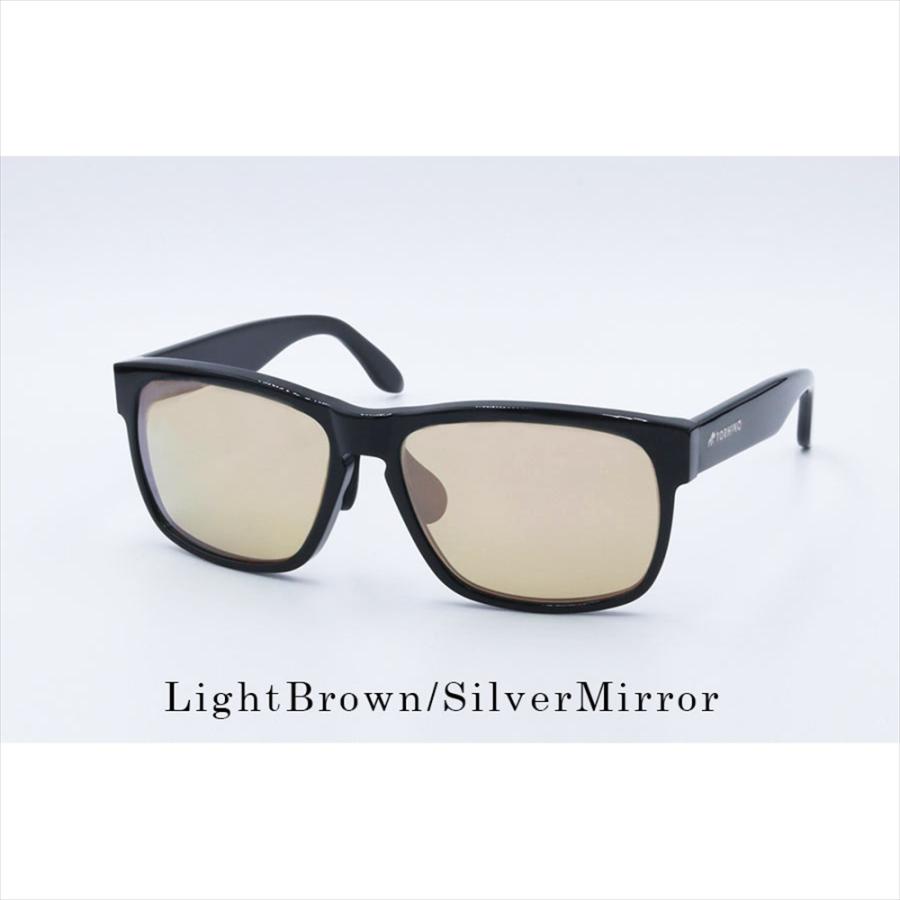 TORHINO(トライノ) NYOKA(ニョカ) ブラック/ライトブラウン/シルバーミラー(torh-790553）｜サングラス　偏光 TORHINO(トライノ) NYOKA(ニョカ) ブラック/ライトブラウン/シルバー
