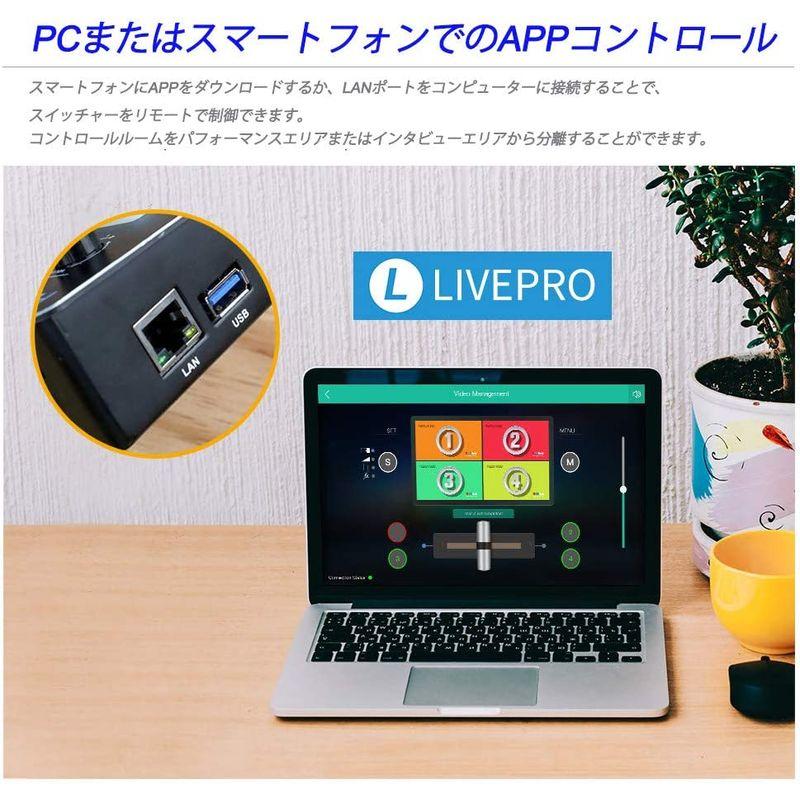 【限定品】 Feelworld LIVEPRO L1 V1 HD4チャンネルライブプロダクションビデオスイッチャー4xHDMI入力 USB3.0インター 【AA6863795524】(24662円)