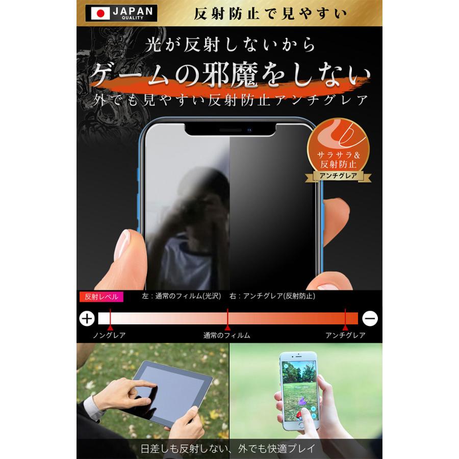 ガラスザムライ iPhone XR ガラスフィルム 保護フィルム アンチグレア