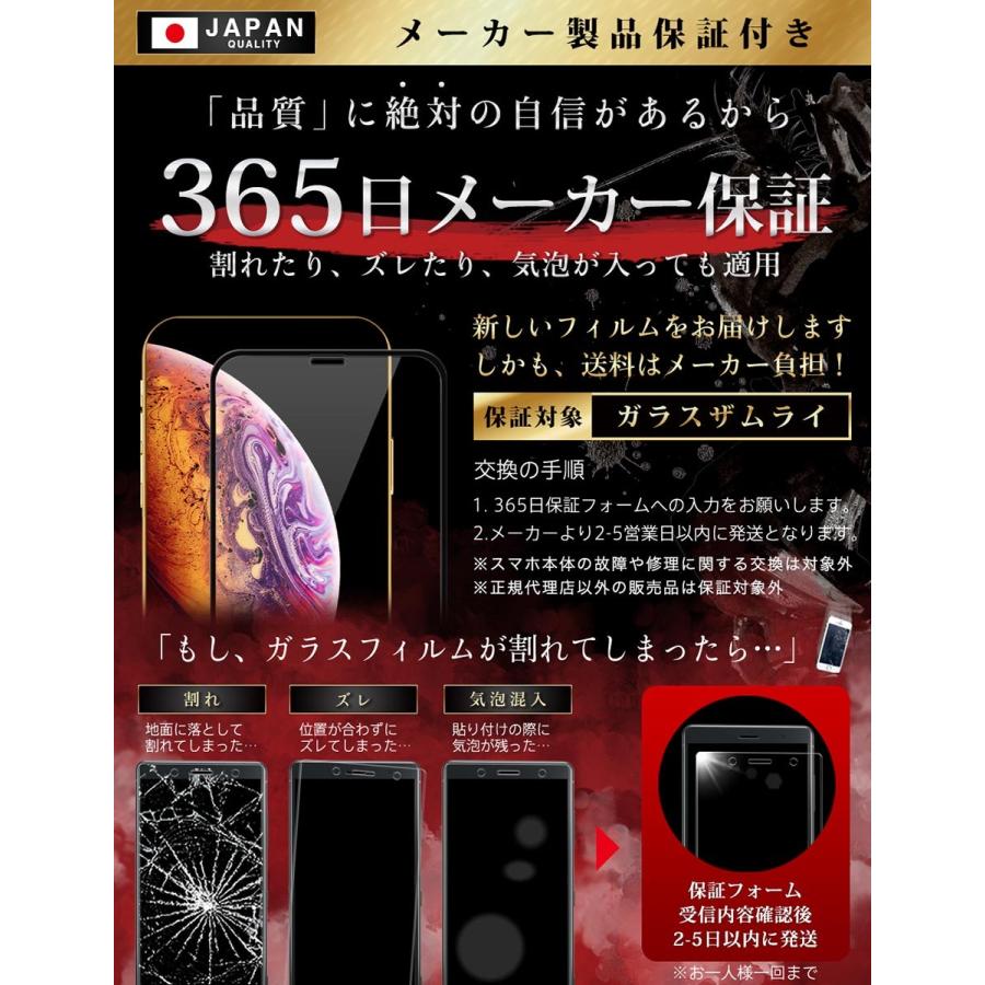 【とむちゃむ】 iPhone X 保護フィルム付き(画面外に傷あり) ガラスザムライ iPhone Xs Max ガラスフィルム 保護フィルム
