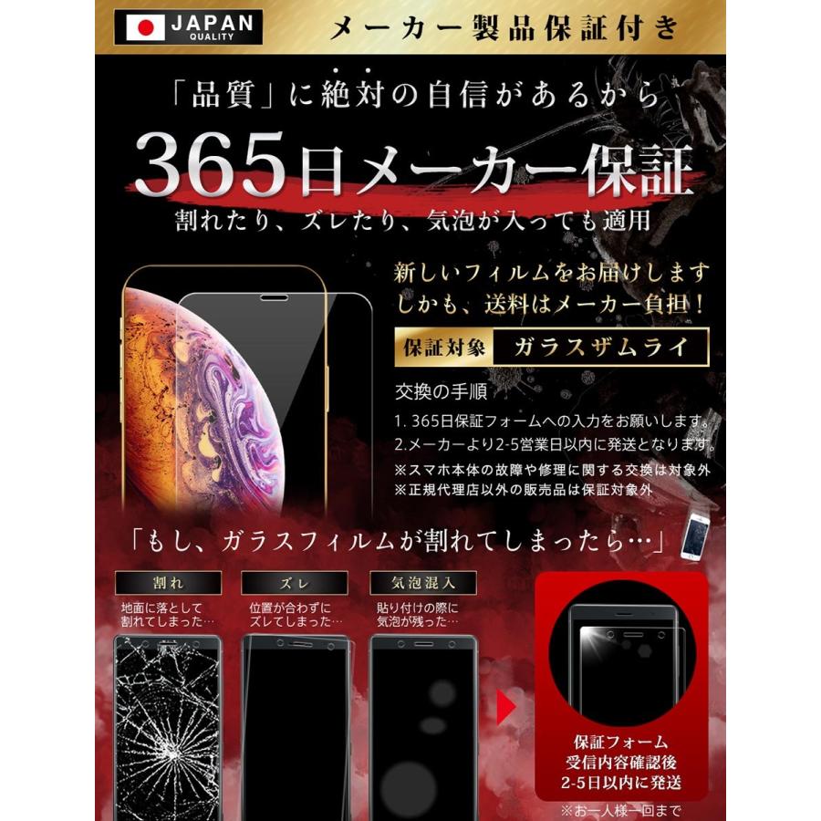 iPhone Xs Max ガラスフィルム 保護フィルム 10Hガラスザムライ らくらくクリップ付き アイフォン アイホン iPhonexsmax フィルム｜orion-sotre｜08