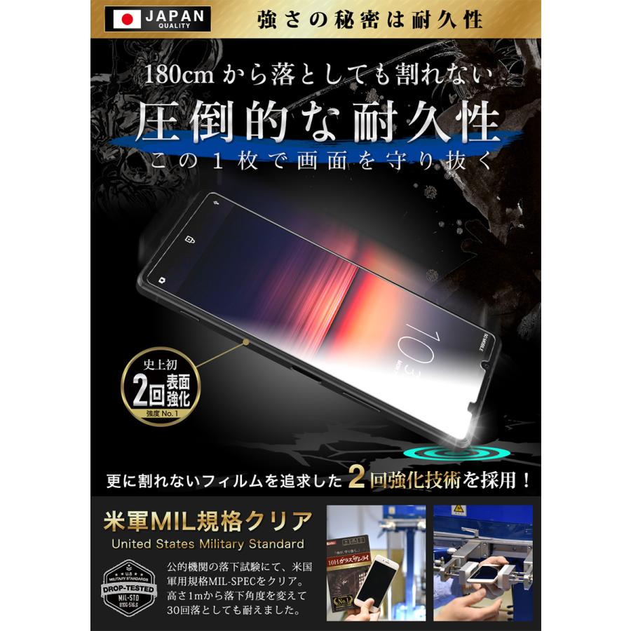 ガラスザムライ Xperia 1 II ガラスフィルム ブルーライトカット SO51A