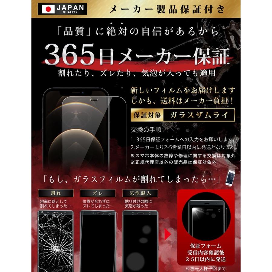 iPhone12 Pro Max ガラスフィルム 保護フィルム 10Hガラスザムライ らくらくクリップ付き アイフォン アイホン iPhone12ProMax フィルム｜orion-sotre｜08