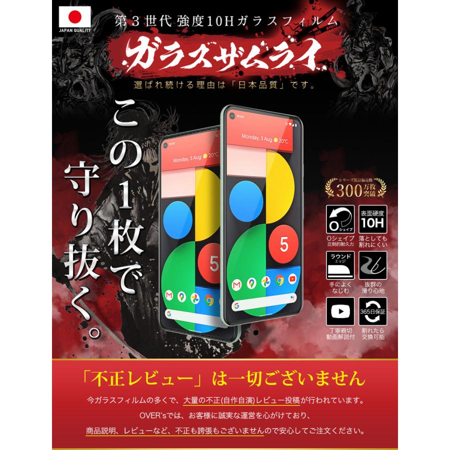 Google Pixel - Google Pixel5 本体+ガラス保護フィルム Google Pixel 5 ガラスフィルム「GLASS PREMIUM FILM