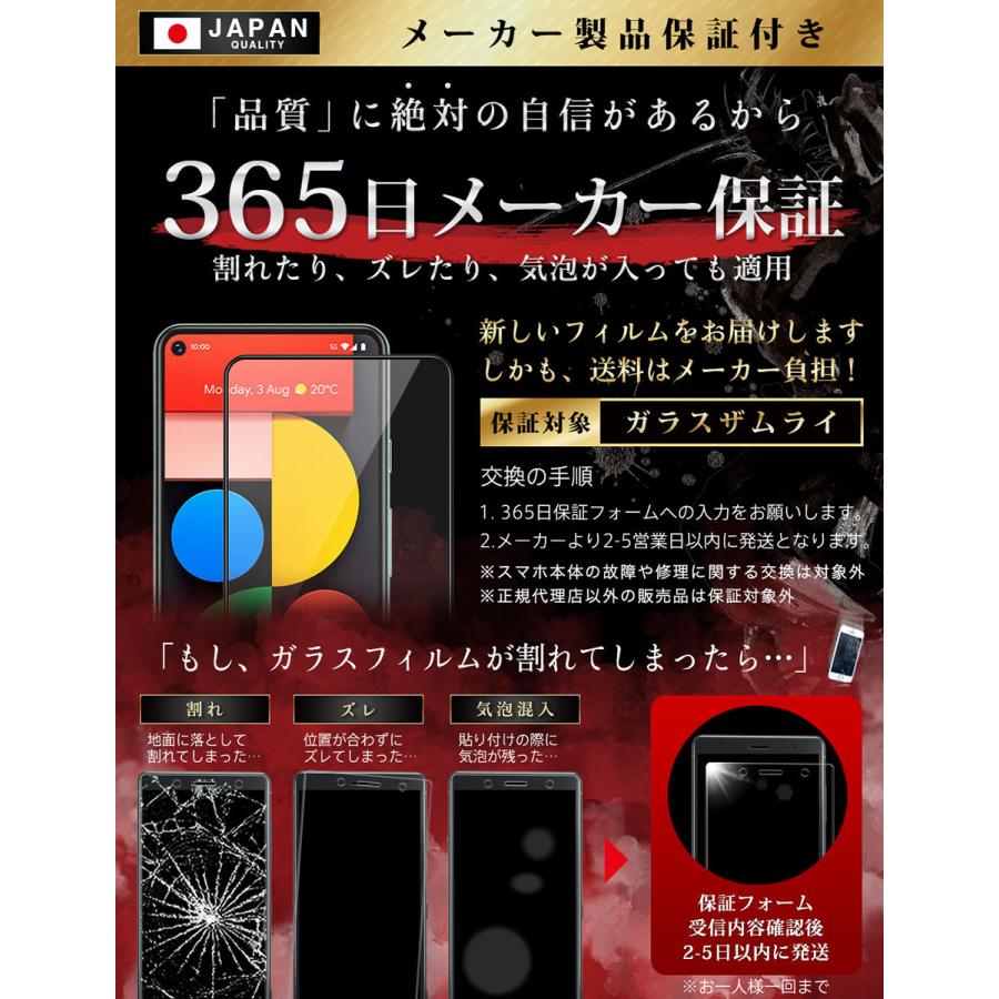 ガラスザムライ Google Pixel 5 5G ガラスフィルム 全面保護