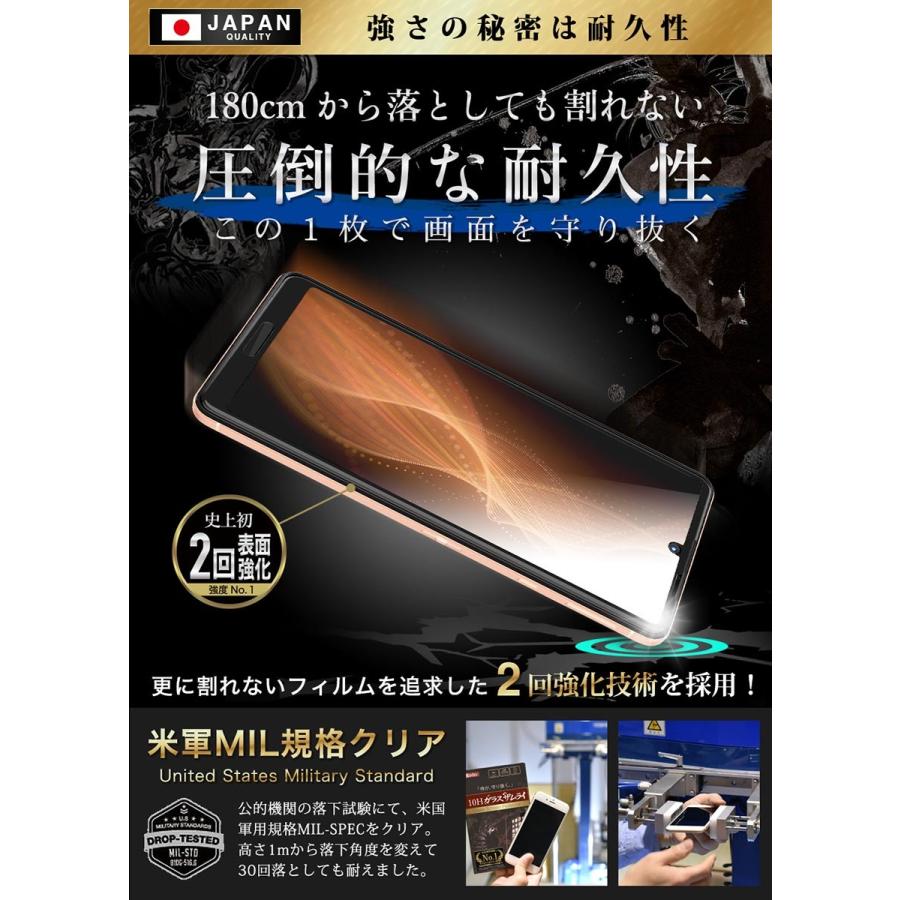 AQUOS Sense 5G ガラスフィルム 全面保護フィルム SH-53A SHG03 A004SH ブルーライトカット 10Hガラスザムライ アクオス 黒縁 | ガラスザムライ | 05