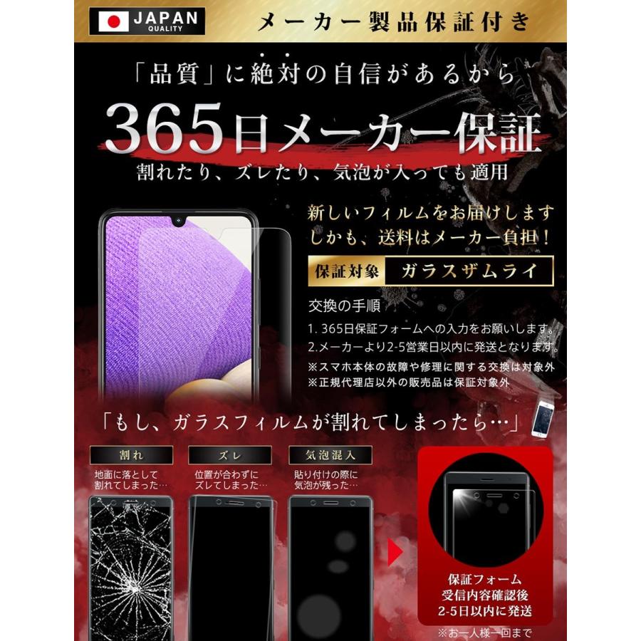 ガラスザムライ GALAXY A32 5G ガラスフィルム 保護フィルム 10Hガラス