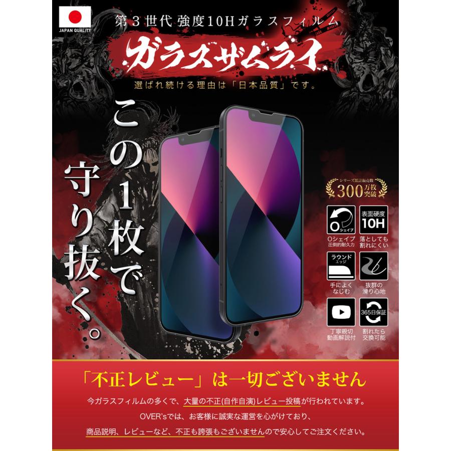 ガラスザムライ iPhone13 mini ガラスフィルム 保護フィルム 10H