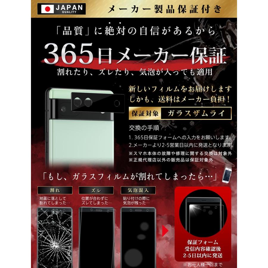 Google Pixel 6a カメラカバー グーグルピクセル6a カメラフィルム ガラスフィルム 全面保護 レンズカバー 10H ガラスザムライ 保護フィルム OVER`s オーバーズ｜orion-sotre｜07