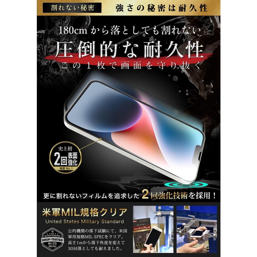 ガラスザムライ iPhone 14 ガラスフィルム 保護フィルム 10Hガラス