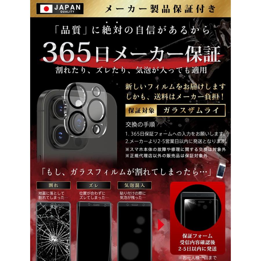 iPhone15 Pro カメラカバー カメラ保護 フィルム ガラスフィルム 全面保護 レンズカバー 10H ガラスザムライ アイフォン OVER`s オーバーズ｜orion-sotre｜07