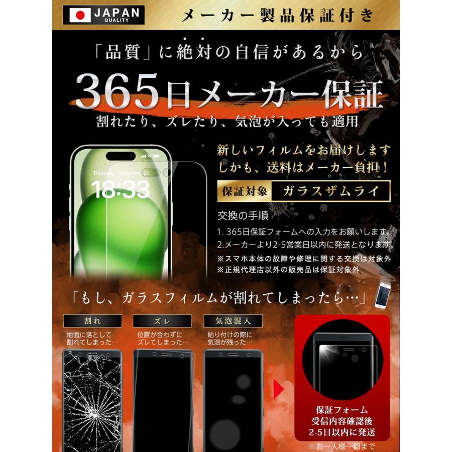 iPhone15 Plus ガラスフィルム 保護フィルム アンチグレア 10Hガラスザムライ アイフォン アイホン iPhone15Plus フィルム｜orion-sotre｜07