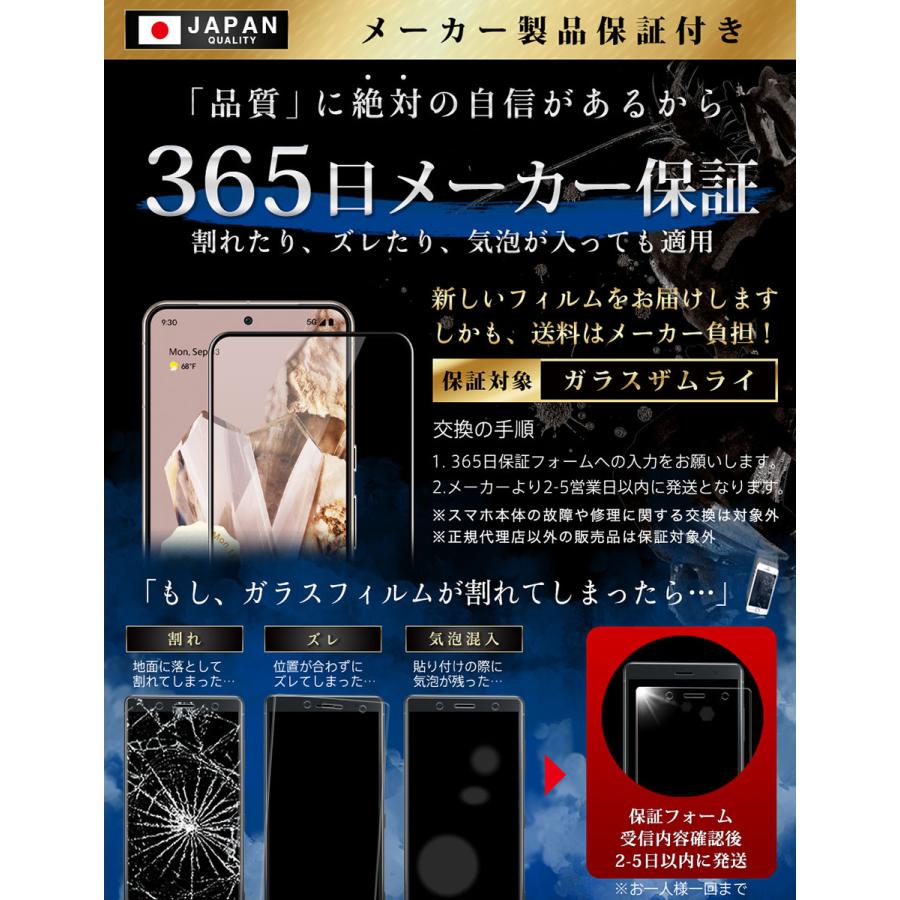ガラスザムライ Google Pixel8 Pro ガラスフィルム 全面保護フィルム
