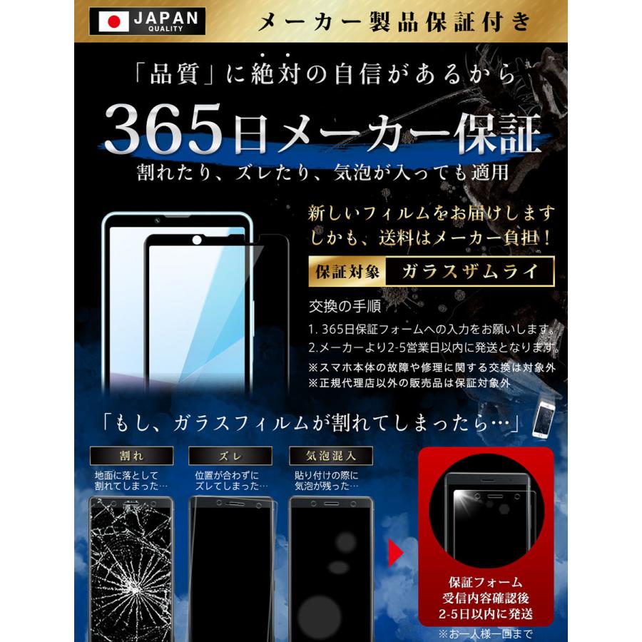 ガラスザムライ Xperia 10 VI ガラスフィルム SO-52E 全面保護フィルム
