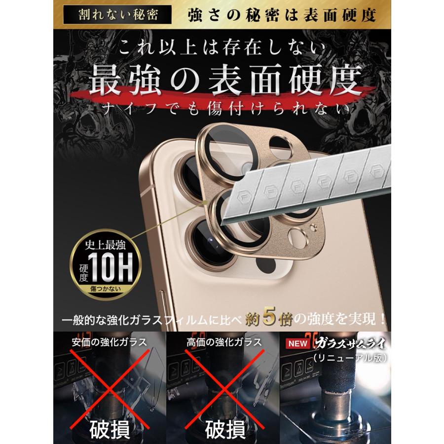 ガラスザムライ iPhone16Pro カメラカバー 16ProMax カメラ保護