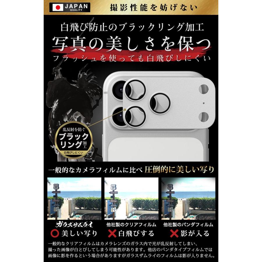 ガラスザムライ iPhone17 Pro Max カメラカバー カメラ保護 フィルム